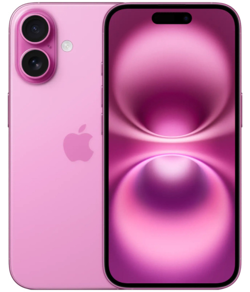Apple iPhone 16 nano-SIM + eSIM 128 ГБ; розовый