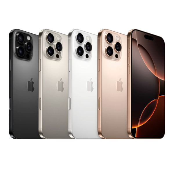 Apple iPhone 16 Pro Max nano-SIM + eSIM 512 ГБ; «титановый чёрный»